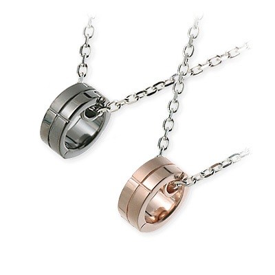 LOVERS SCENE シルバーペアネックレス