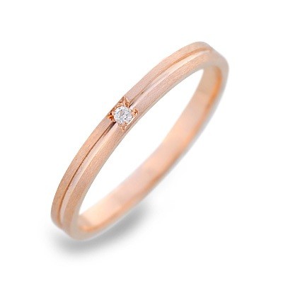 LOVERS&RING ピンクゴールドリング