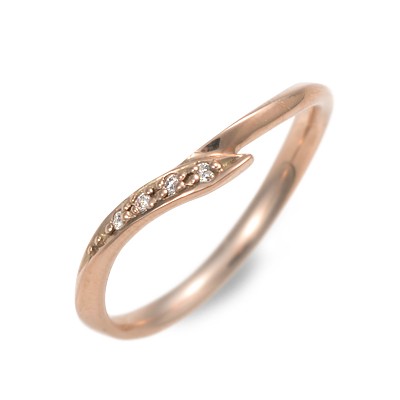 LOVERS&RING ピンクゴールドリング
