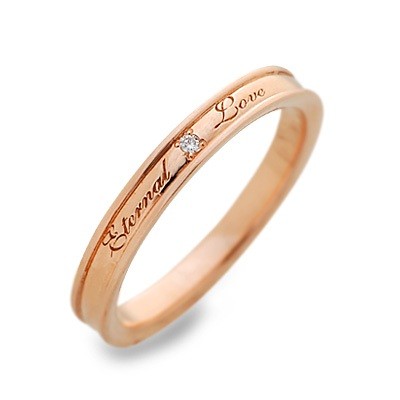 LOVERS&RING ピンクゴールドリング