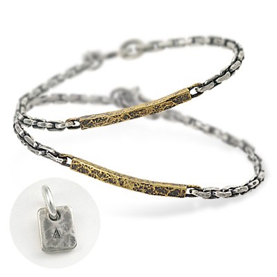 シルバーペアブレスレット