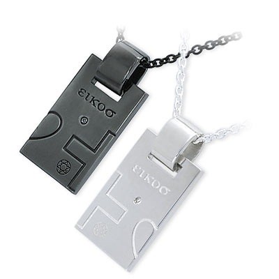 KENBLOOD シルバーペアネックレス