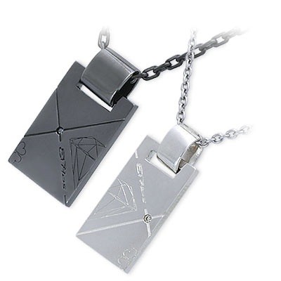 KENBLOOD シルバーペアネックレス