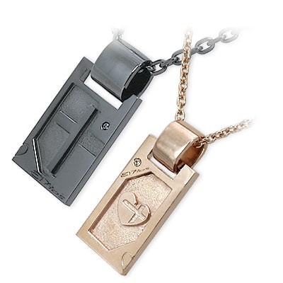 KENBLOOD シルバーペアネックレス