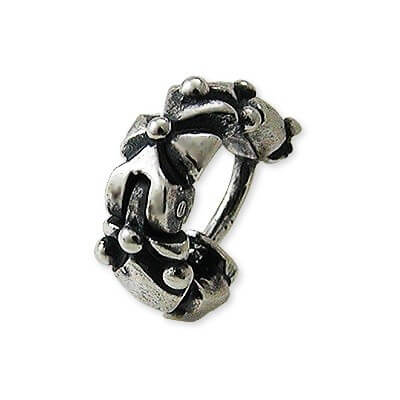 M'S COLLECTION シルバーフープピアス(片耳用)