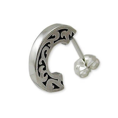 M'S COLLECTION シルバースタッドピアス