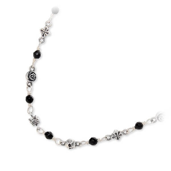 MATERIAL CROWN シルバーネックレス