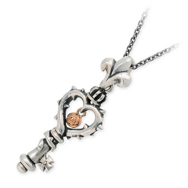 MATERIAL CROWN シルバーネックレス