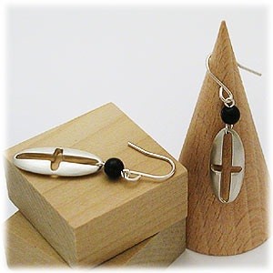 M・Heart シルバーフックピアス