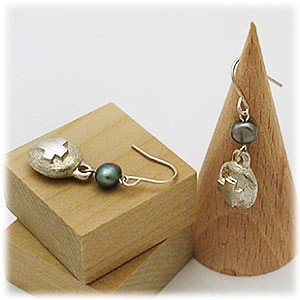 M・Heart シルバーフックピアス