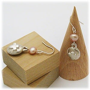 M・Heart シルバーフックピアス