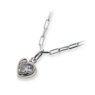 M・Heart シルバーネックレス