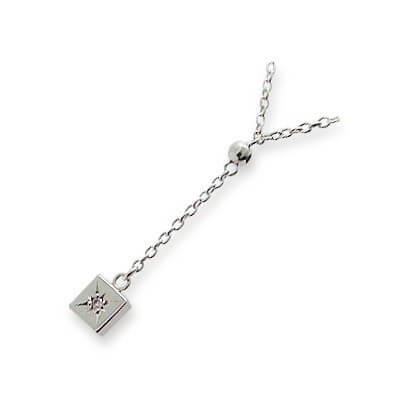 M・Heart シルバーネックレス