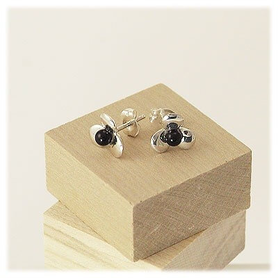 M・Heart シルバースタッドピアス