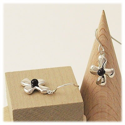 M・Heart シルバーフックピアス