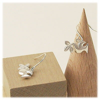 M・Heart シルバーフックピアス