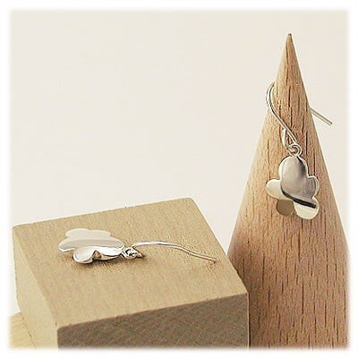 M・Heart シルバーフックピアス