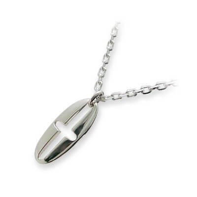 M・Heart シルバーネックレス