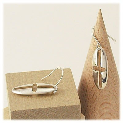 M・Heart シルバーフックピアス