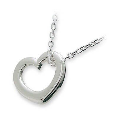 M・Heart シルバーネックレス