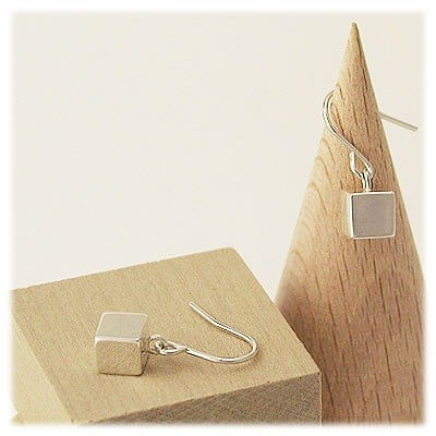 M・Heart シルバーフックピアス