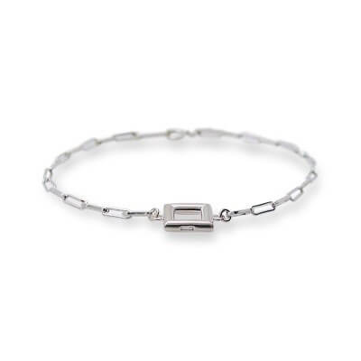 M・Heart シルバーブレスレット