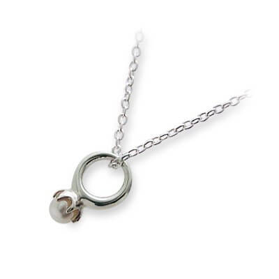 M・Heart シルバーネックレス