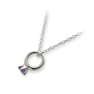 M・Heart シルバーネックレス