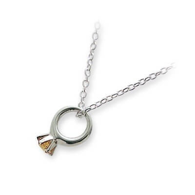 M・Heart シルバーネックレス