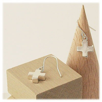 M・Heart シルバーフックピアス