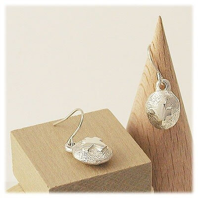 M・Heart シルバーフックピアス