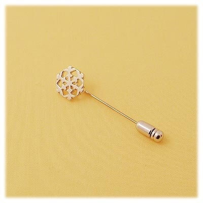 M・Heart シルバーピンブローチ