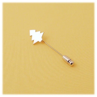 M・Heart シルバーピンブローチ