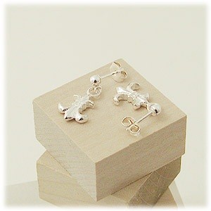 M・Heart シルバースタッドピアス