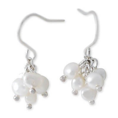 M・Heart シルバーフックピアス