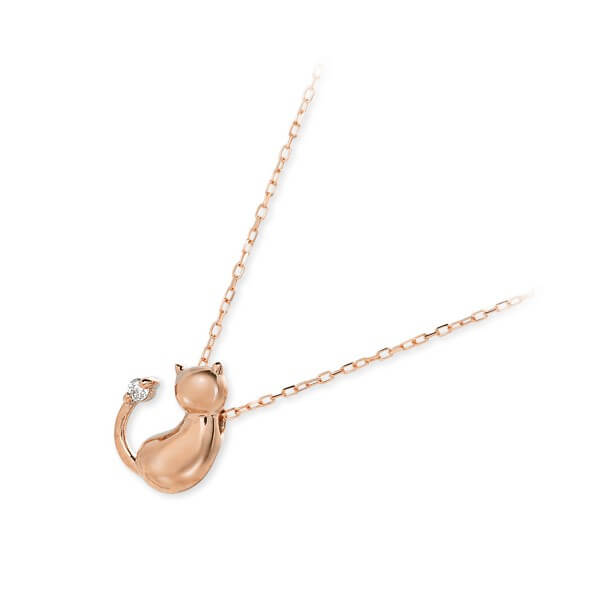 未来天使 ピンクゴールドネックレス