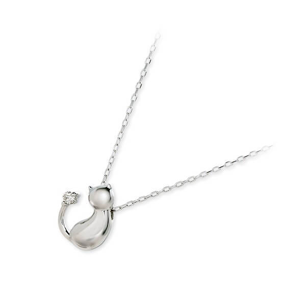 未来天使 ホワイトゴールドネックレス