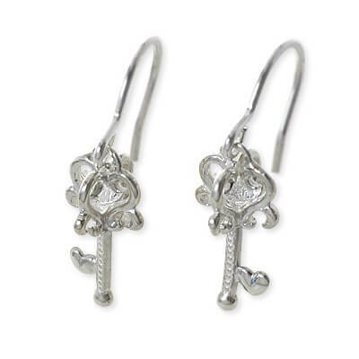 MU-RA シルバーフックピアス