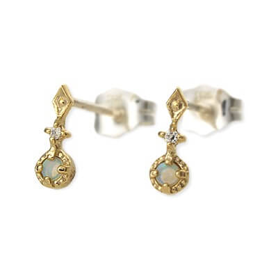 MU-RA シルバースタッドピアス