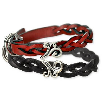 レザーペアブレスレット