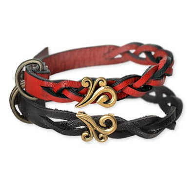 レザーペアブレスレット