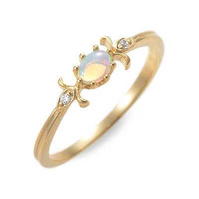 MU-RA イエローゴールドリング