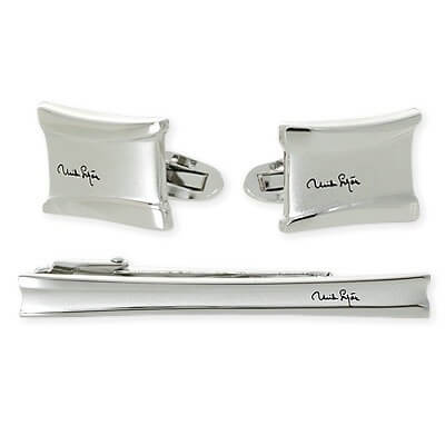 mila schon ブラスカフス&タイピンセット