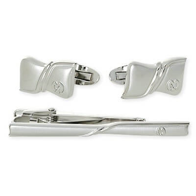 mila schon ブラスカフス&タイピンセット