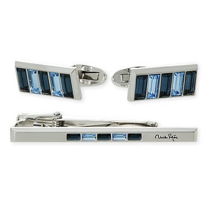 mila schon ブラスカフス&タイピンセット