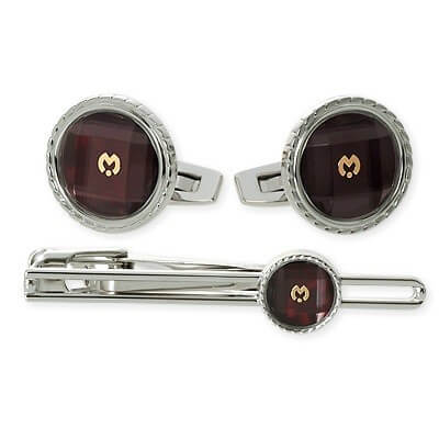 mila schon ブラスカフス&タイピンセット