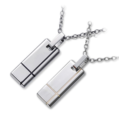 vie ステンレスペアネックレス