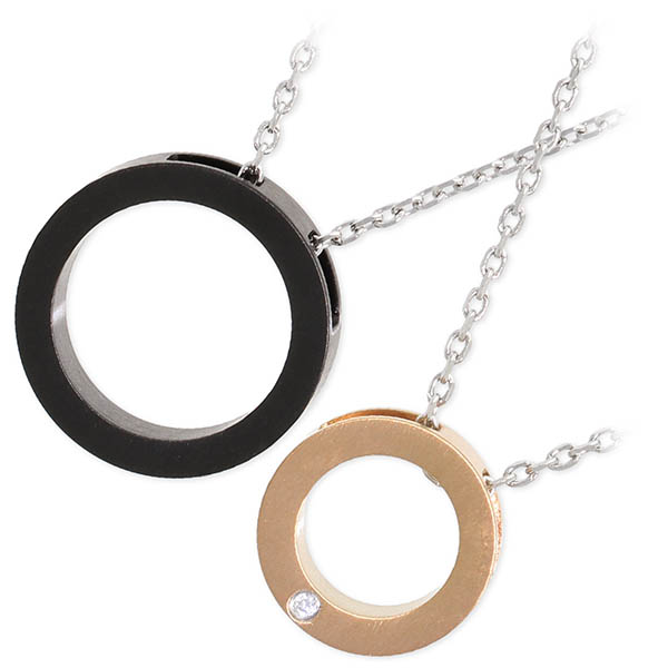 vie ペアステンレスネックレス