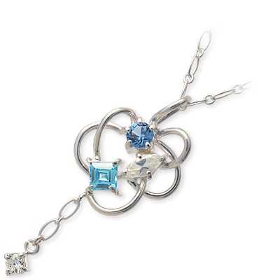 UZUOU シルバーネックレス