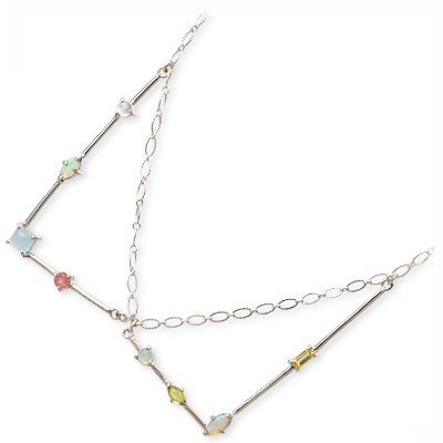 UZUOU シルバーネックレス